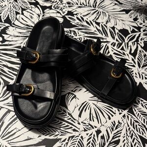 Zara leather sandals